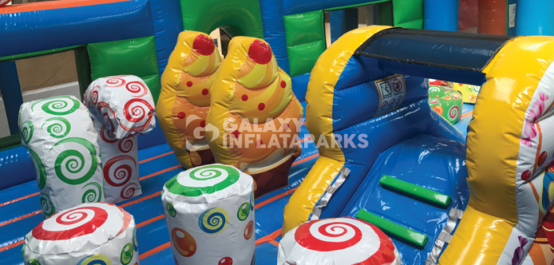 Dubai's First Inflatable Action Park - Galaxy Multi Rides