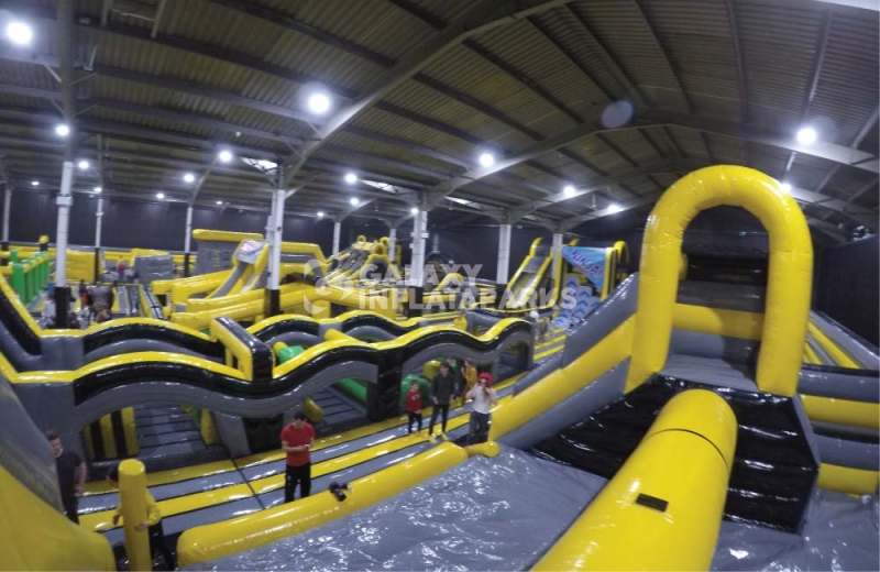 The World's Largest Inflatable Theme Park - Galaxy Multi Rides